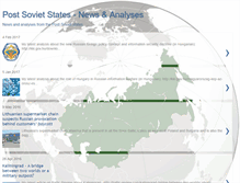 Tablet Screenshot of postsovietstates.com